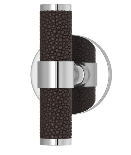 Мебельная ручка TURNSTYLE DESIGNS SHAGREEN STEPPED RECESS AMALFINE COCOA