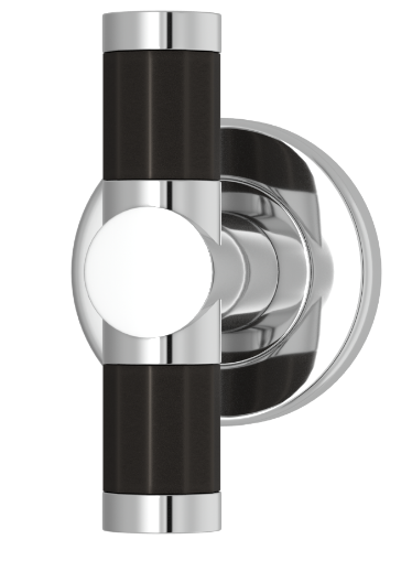Мебельная ручка TURNSTYLE DESIGNS FACETED BARREL RECESS AMALFINE BLACK BRONZE