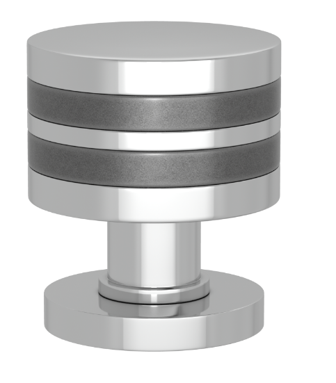 Ручка KNOB TURNSTYLE DESIGNS LAYER RECESS AMALFINE ALUPEWT
