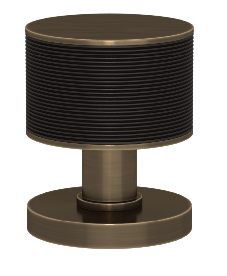 Ручка KNOB TURNSTYLE DESIGNS STACKED WIRE RECESS AMALFINE BLACK BRONZE