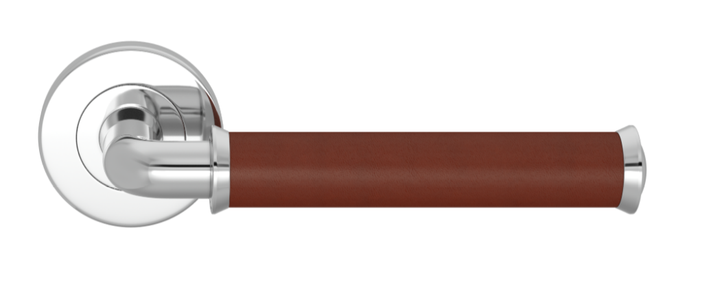 Ручка дверная TURNSTYLE DESIGNS BONNEVILLE STITCH IN PIPE RECESS CHESTNUT