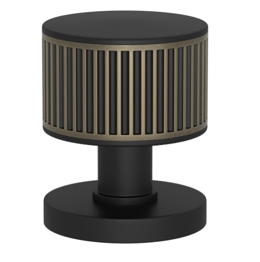 Ручка KNOB TURNSTYLE DESIGNS STACKED NORTON RECESS AMALFINE SILVER BRONZE