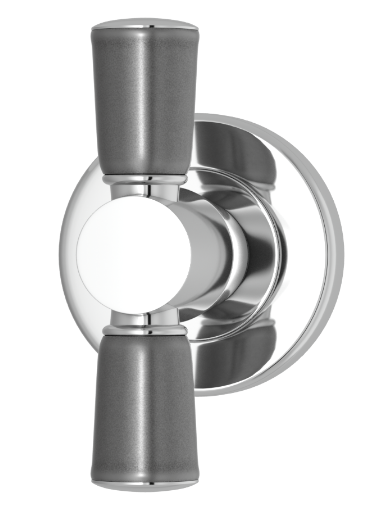 Мебельная ручка TURNSTYLE DESIGNS TUBE COMBINATION AMALFINE ALUPEWT