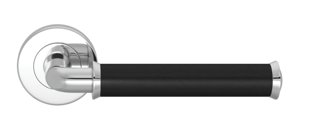 Ручка дверная TURNSTYLE DESIGNS BONNEVILLE STITCH IN PIPE RECESS BLACK
