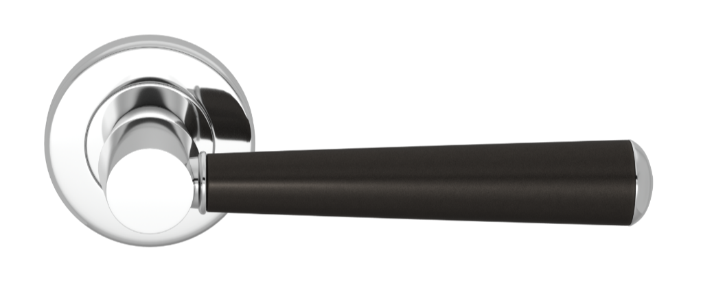Ручка дверная TURNSTYLE DESIGNS TUBE COMBINATION AMALFINE BLACK BRONZE