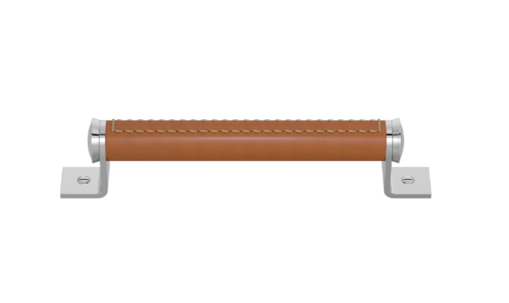 Ручка-скоба TURNSTYLE DESIGNS BARREL STITCH OUT BRACKET RECESS LEATHER TAN