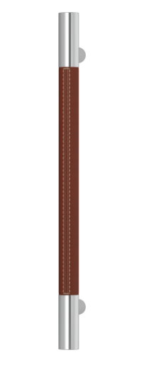 Ручка-скоба TURNSTYLE DESIGNS BARREL STITCH OUT RECESS LEATHER CHESTNUT