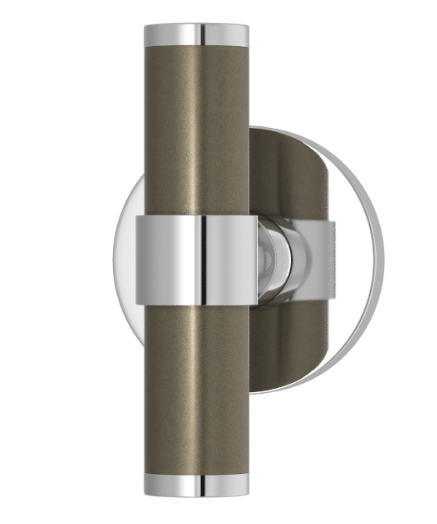 Мебельная ручка TURNSTYLE DESIGNS BARREL STEPPED RECESS AMALFINE SILVER BRONZE