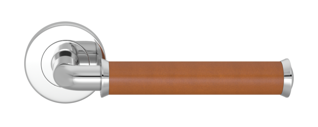 Ручка дверная TURNSTYLE DESIGNS BONNEVILLE STITCH IN PIPE RECESS TAN