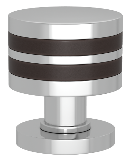 Ручка KNOB TURNSTYLE DESIGNS LAYER RECESS AMALFINE COCOA
