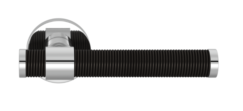 Ручка дверная TURNSTYLE DESIGNS WIRE STEPPED RECESS AMALFINE BLACK BRONZE