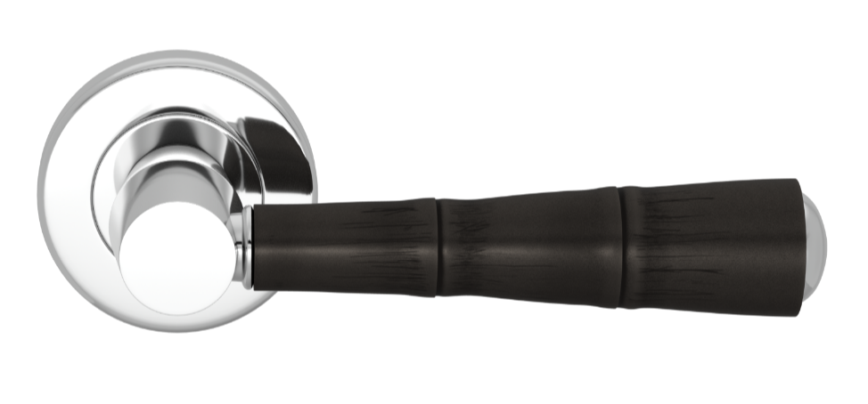 Ручка дверная TURNSTYLE DESIGNS BAMBOO COMBINATION AMALFINE BLACK BRONZE