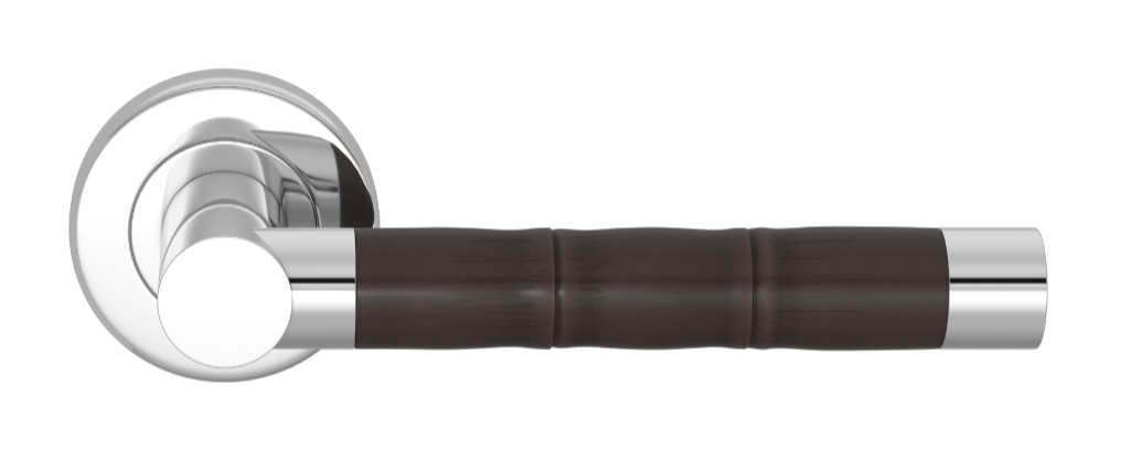 Ручка дверная TURNSTYLE DESIGNS BAMBOO RECESS AMALFINE COCOA