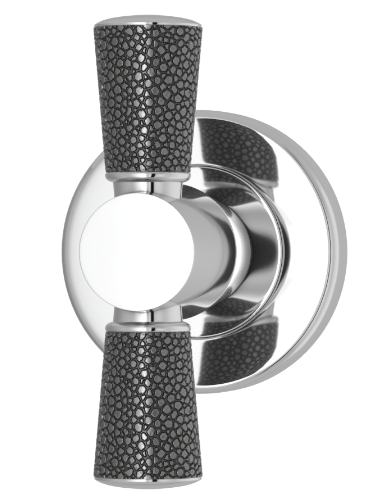 Мебельная ручка TURNSTYLE DESIGNS SHAGREEN TUBE COMBINATION AMALFINE  ALUPEWT