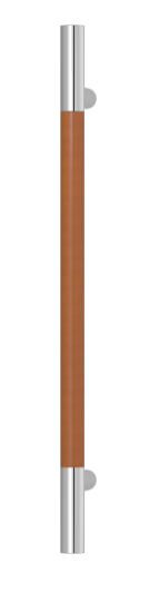 Ручка-скоба TURNSTYLE DESIGNS SLIM BARREL STITCH IN RECESS LEATHER TAN