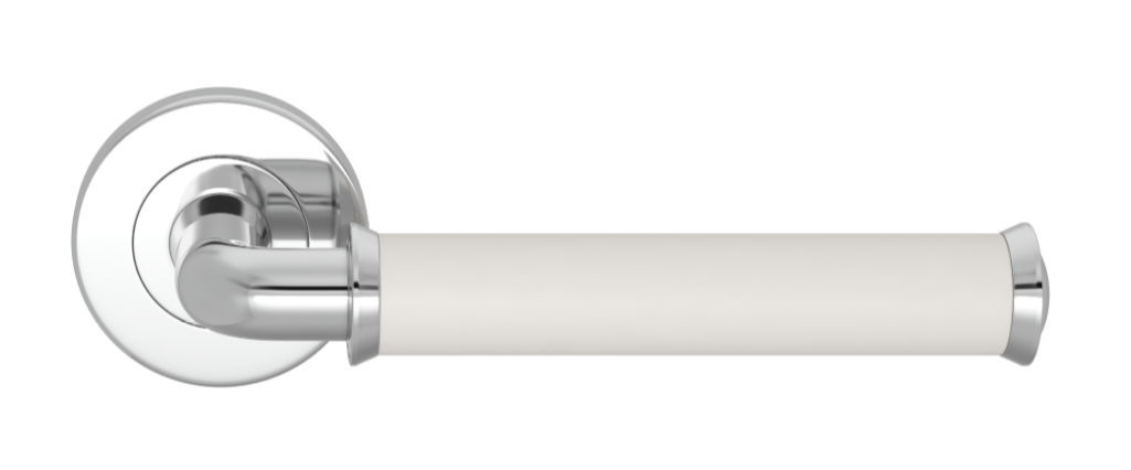 Ручка дверная TURNSTYLE DESIGNS BONNEVILLE STITCH IN PIPE RECESS WHITE