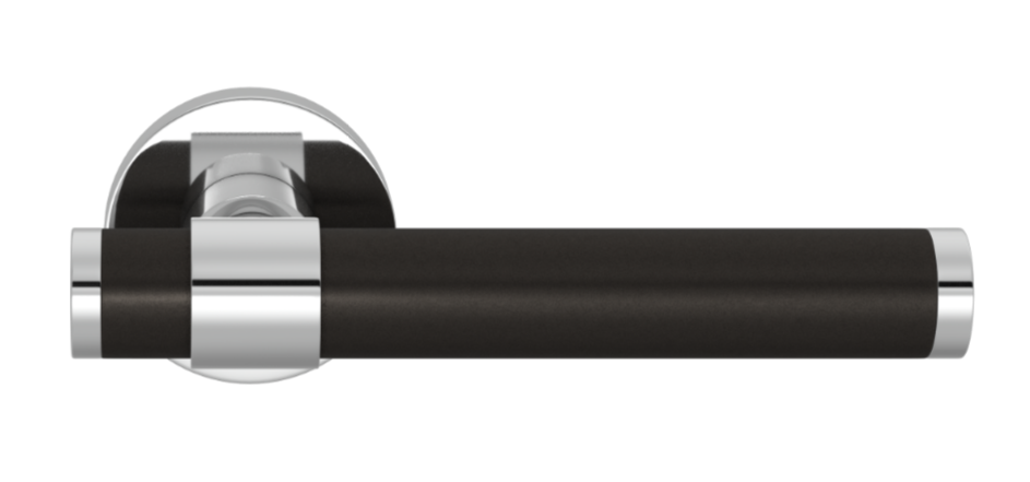 Ручка дверная TURNSTYLE DESIGNS BARREL STEPPED RECESS AMALFINE BLACK BRONZE