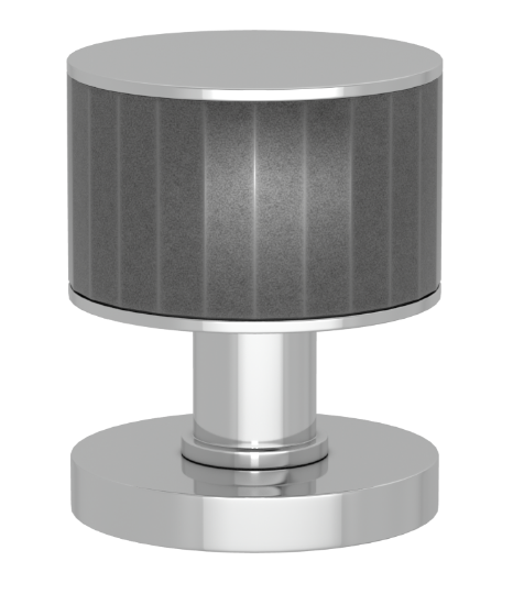 Ручка KNOB TURNSTYLE DESIGNS STACKED FACETED RECESS AMALFINE ALUPEWT