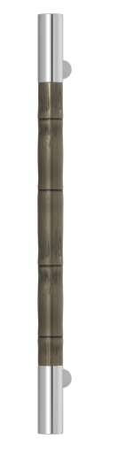 Ручка-скоба TURNSTYLE DESIGNS BAMBOO RECESS AMALFINE SILVER BRONZE