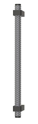 Ручка-скоба TURNSTYLE DESIGNS DIAMOND PLINTH AMALFINE ALUPEWT