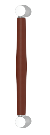 Ручка-скоба TURNSTYLE DESIGNS TUBE LONG STITCH IN COMBINATION LEATHER CHESTNUT 