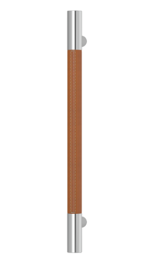 Ручка-скоба TURNSTYLE DESIGNS BARREL STITCH OUT RECESS LEATHER TAN