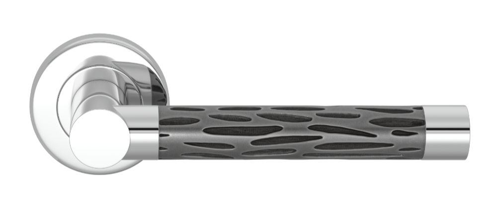Ручка дверная TURNSTYLE DESIGNS ROUGH CUT RECESS AMALFINE ALUPEWT