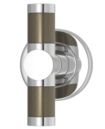 Мебельная ручка TURNSTYLE DESIGNS BARREL RECESS AMALFINE SILVER BRONZE