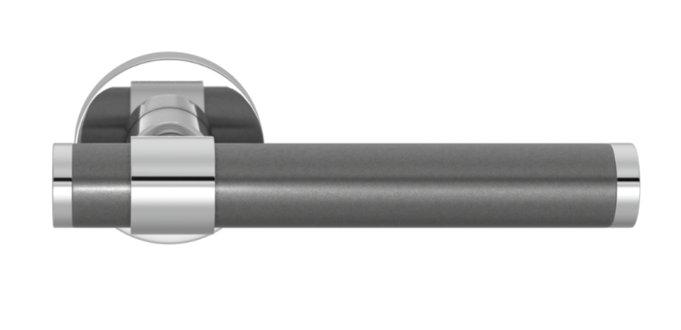 Ручка дверная TURNSTYLE DESIGNS BARREL STEPPED RECESS AMALFINE ALUPEWT