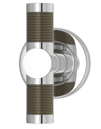 Мебельная ручка TURNSTYLE DESIGNS WIRE RECESS AMALFINE SIVLER BRONZE
