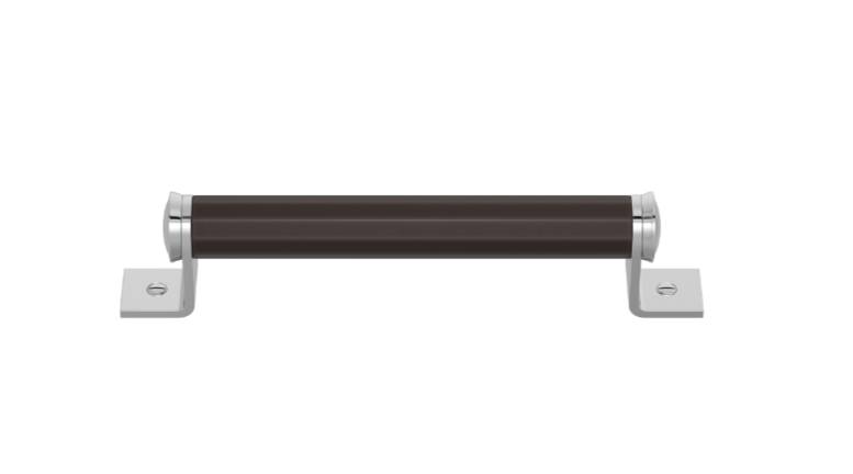 Ручка-скоба TURNSTYLE DESIGNS FACETED BRACKET AMALFINE COCOA