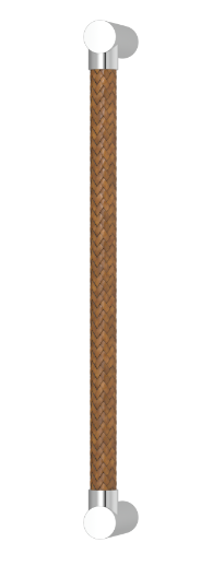 Ручка-скоба TURNSTYLE DESIGNS SLIM WOVEN BARREL RECESS LEATHER WHISKY