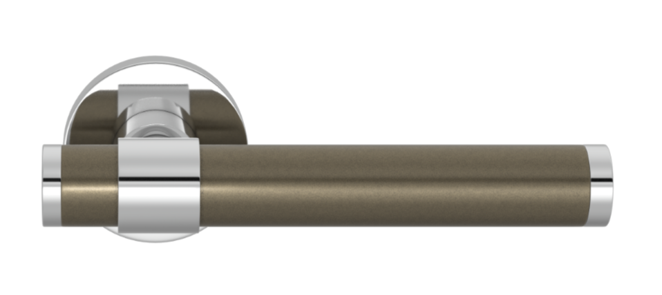 Ручка дверная TURNSTYLE DESIGNS BARREL STEPPED RECESS AMALFINE SILVER BRONZE