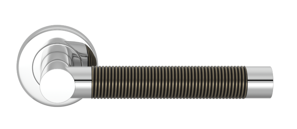Ручка дверная TURNSTYLE DESIGNS WIRE RECESS AMALFINE SILVER BRONZE