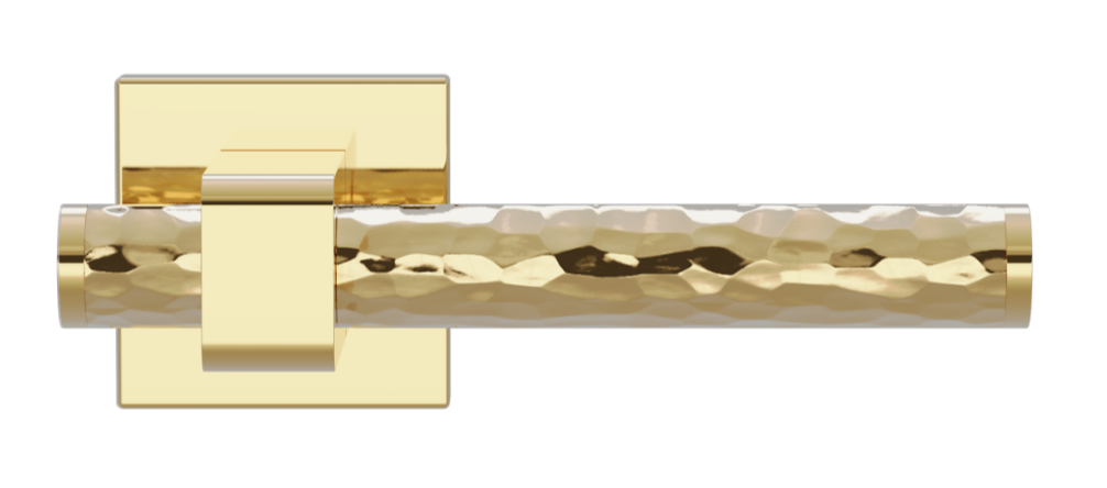 Ручка дверная TURNSTYLE DESIGNS BARREL PLINTH SOLID HAMMERED