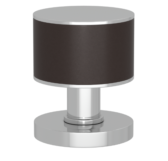 Ручка KNOB TURNSTYLE DESIGNS STACKED BARREL RECESS AMALFINE COCOA