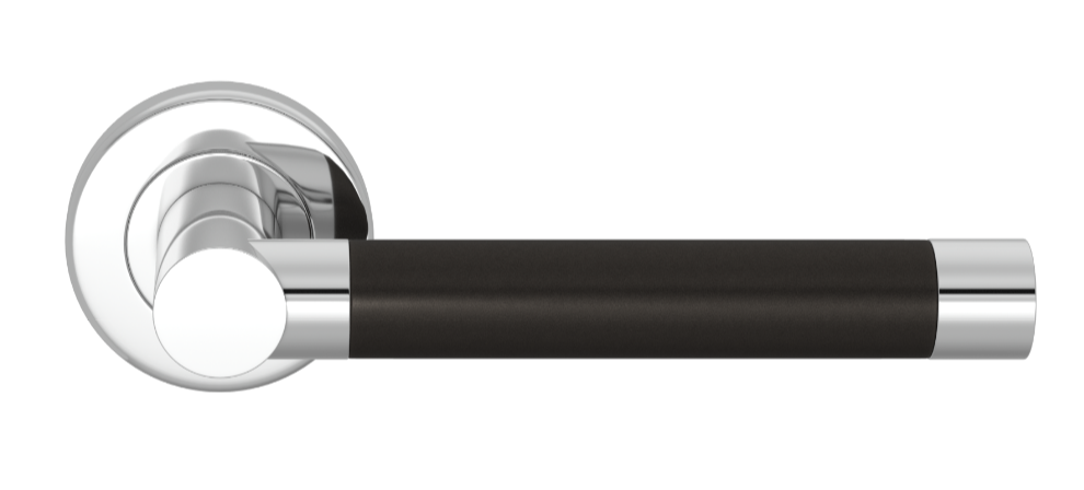Ручка дверная TURNSTYLE DESIGNS BARREL RECESS AMALFINE BLACK BRONZE