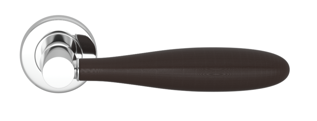 Ручка дверная TURNSTYLE DESIGNS BULLET COMBINATION AMALFINE COCOA
