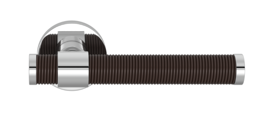 Ручка дверная TURNSTYLE DESIGNS WIRE STEPPED RECESS AMALFINE COCOA