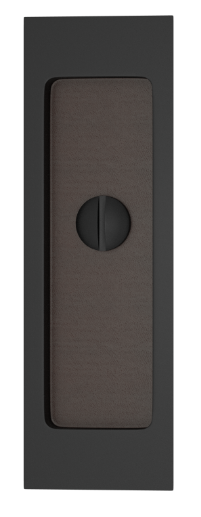 Ручка для раздвижных дверей TURNSTYLE DESIGNS RECTANGLE FLUSH PULL – RELEASE RECESS LEATHER BLACK TEA