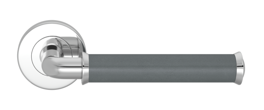 Ручка дверная TURNSTYLE DESIGNS BONNEVILLE STITCH IN PIPE RECESS SLATE GREY