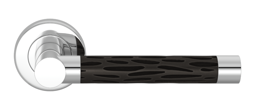 Ручка дверная TURNSTYLE DESIGNS ROUGH CUT RECESS AMALFINE BLACK BRONZE
