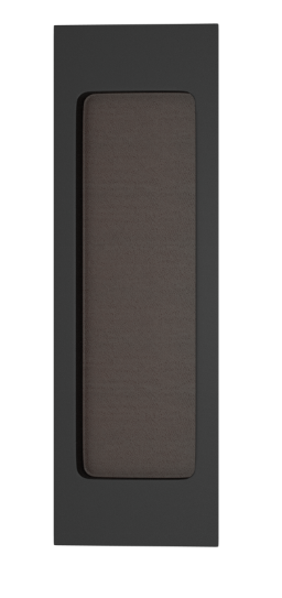 Ручка для раздвижных дверей TURNSTYLE DESIGNS RECTANGLE FLUSH PULL RECESS LEATHER BLACK TEA