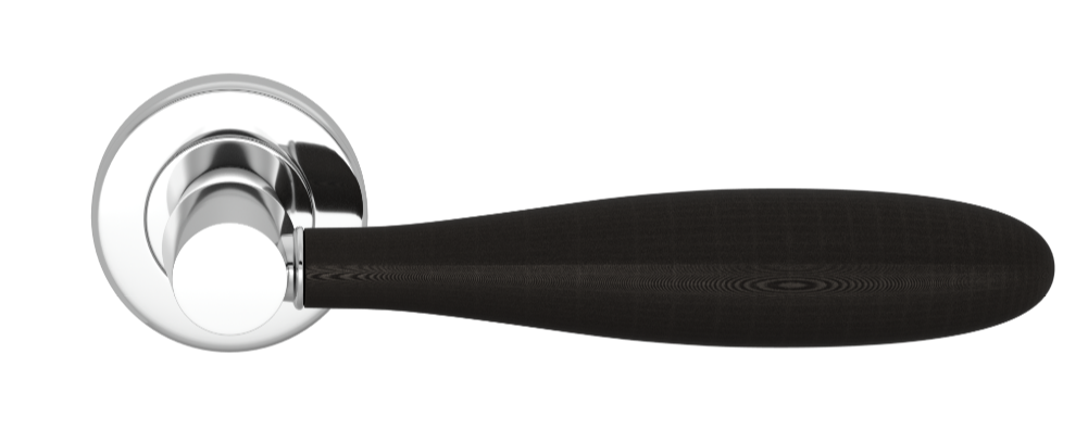 Ручка дверная TURNSTYLE DESIGNS BULLET COMBINATION AMALFINE BLACK BRONZE