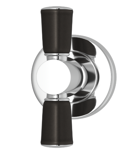 Мебельная ручка TURNSTYLE DESIGNS TUBE COMBINATION AMALFINE BLACK BRONZE