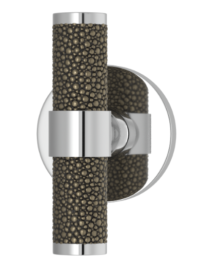 Мебельная ручка TURNSTYLE DESIGNS SHAGREEN STEPPED RECESS AMALFINE SILVER BRONZE