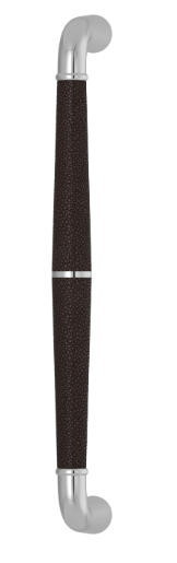 Ручка-скоба TURNSTYLE DESIGNS SHAGREEN TUBE GOOSE NECK COMBINATION AMALFINE COCOA
