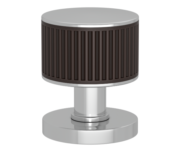 Ручка KNOB TURNSTYLE DESIGNS STACKED NORTON RECESS AMALFINE COCOA
