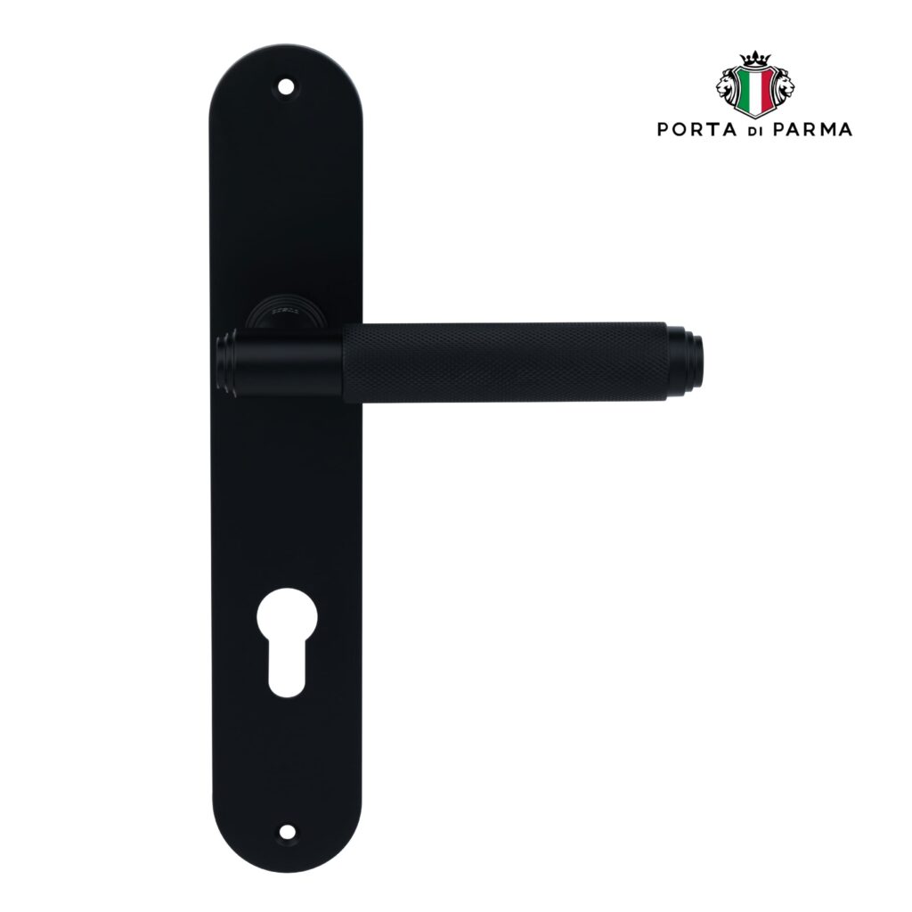 Дверная ручка на планке PORTA DI PARMA EXA ZIG CYL
