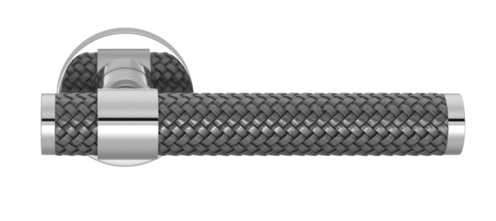 Ручка дверная TURNSTYLE DESIGNS WOVEN TUBE COMBINATION AMALFINE ALUPEWT